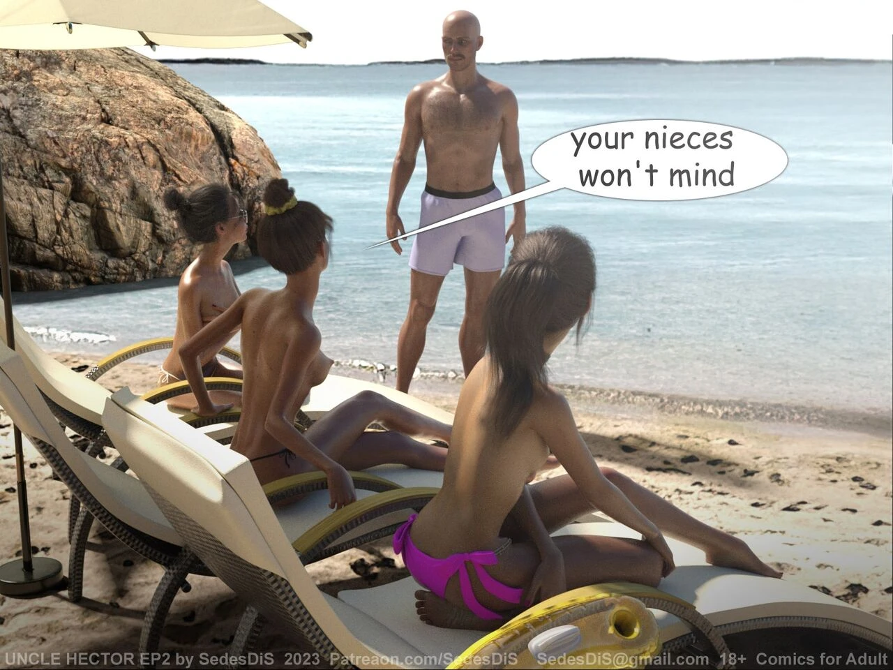 Uncle Hector 2 porn comic picture 13