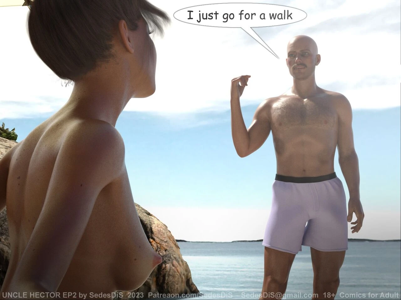 Uncle Hector 2 porn comic picture 6