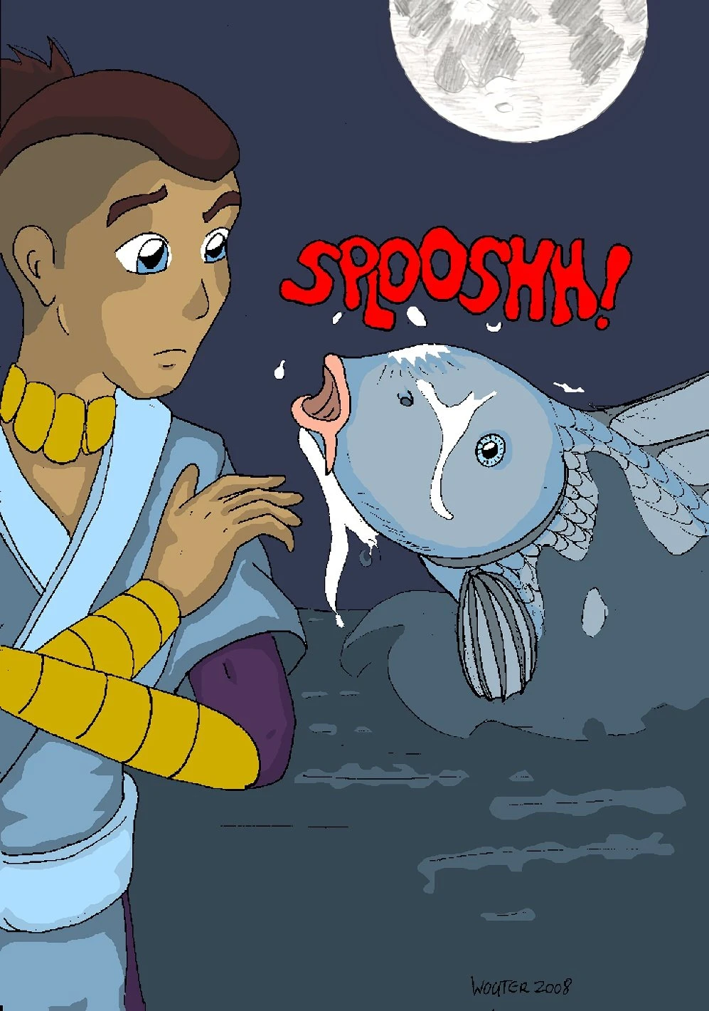 Under the Moonlight porn comic picture 7