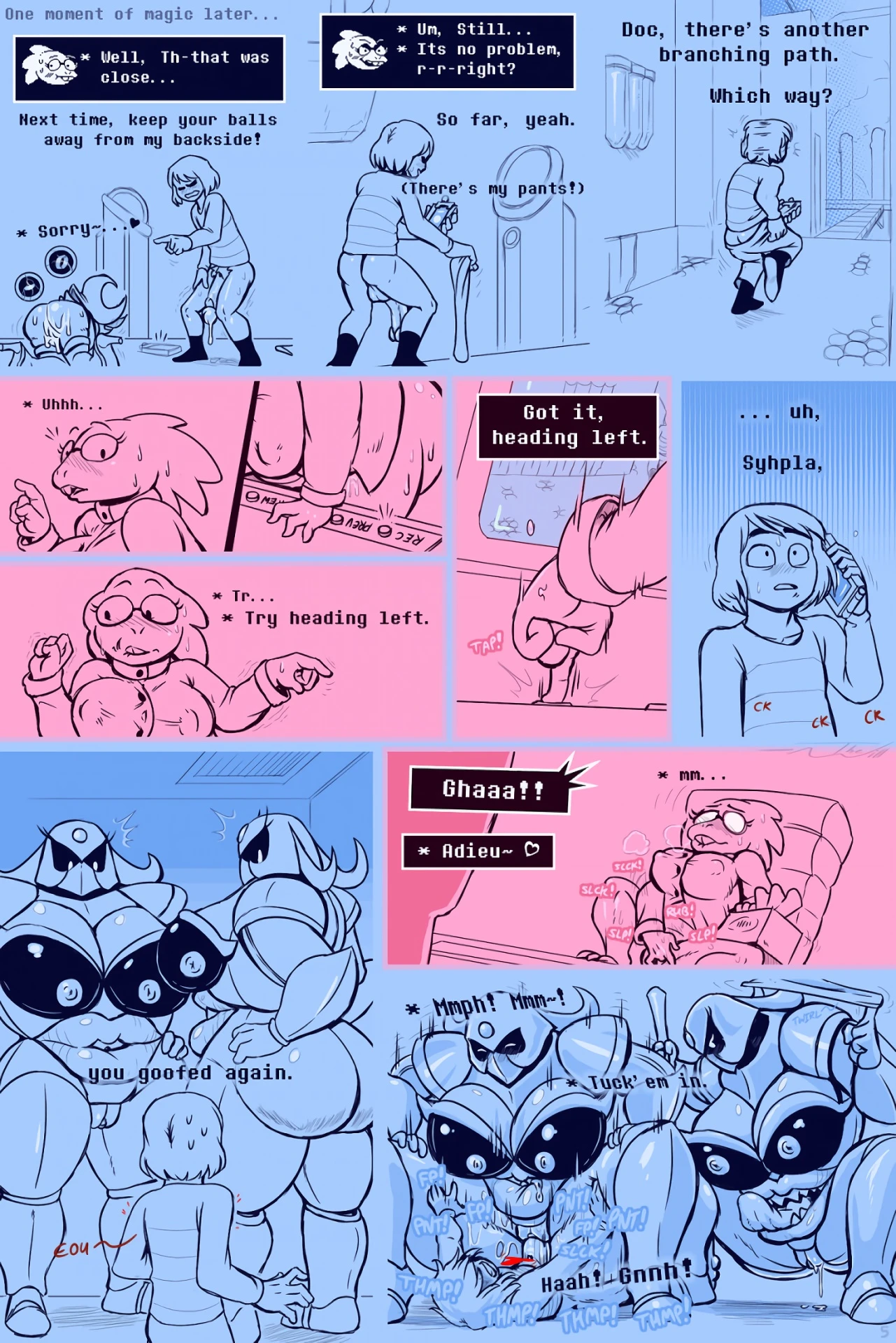 Under(her)tail part 6 porn comic picture 6