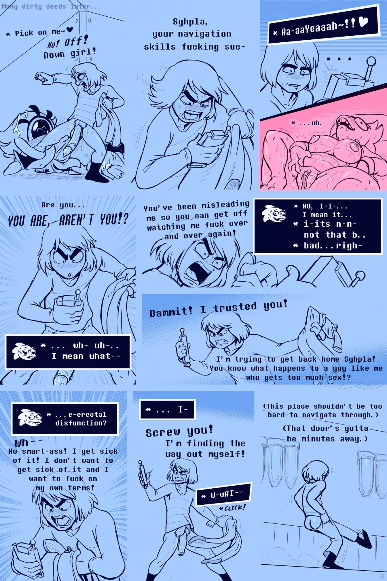 Under(her)tail part 6 porn comic picture 9