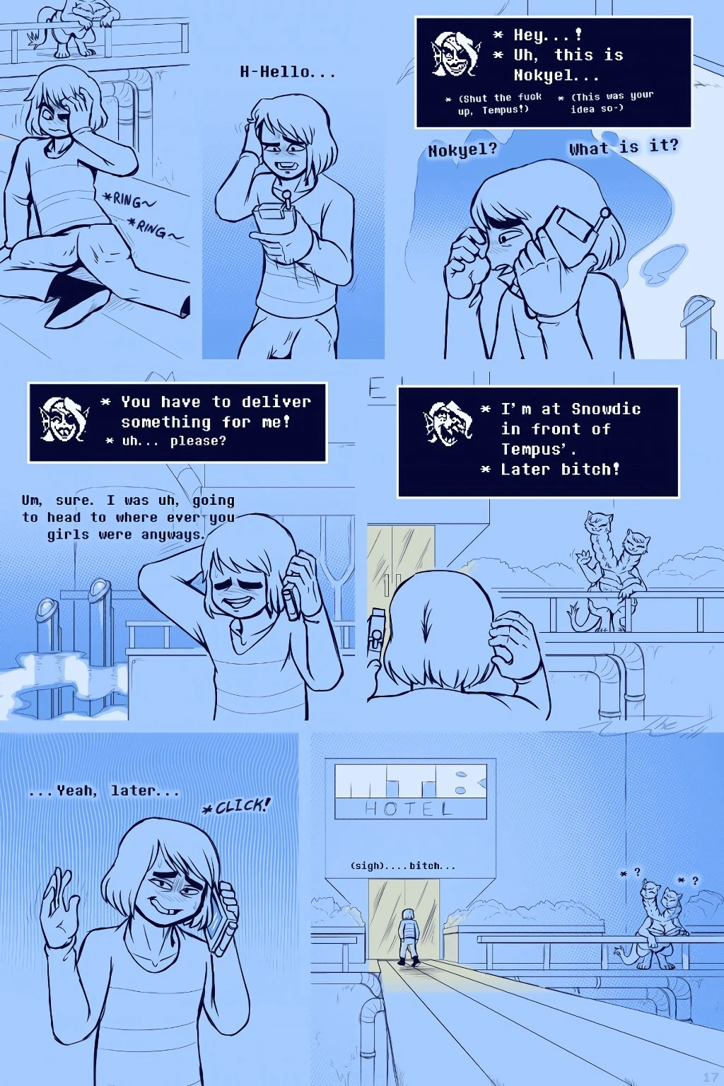 Under(her)tail Part 7 porn comic picture 17