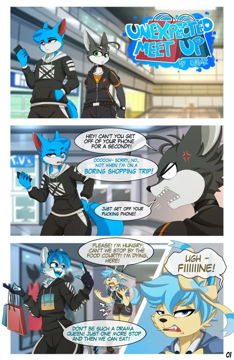 Unexpected Meet Up porn comic picture 1