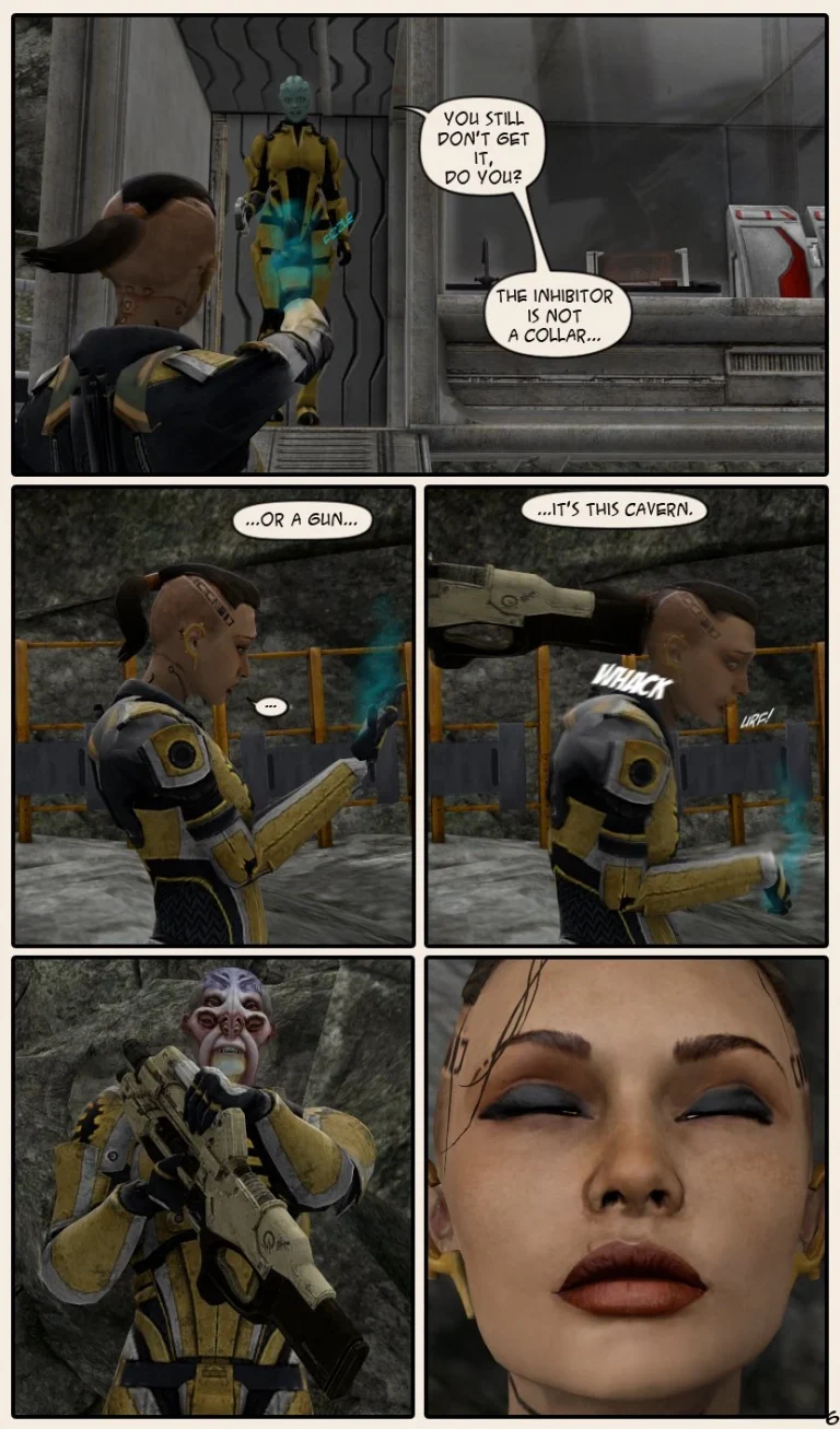 Uninhibited porn comic picture 6