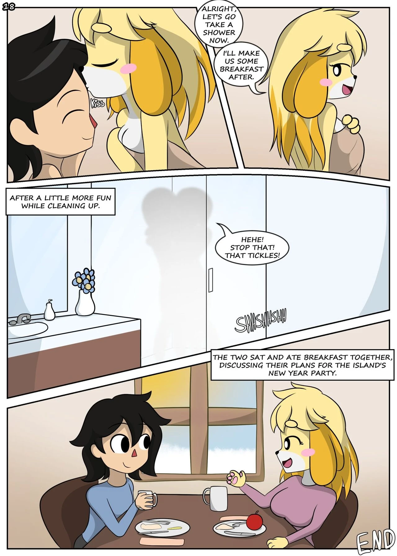 Unwrapping Isabel porn comic picture 19