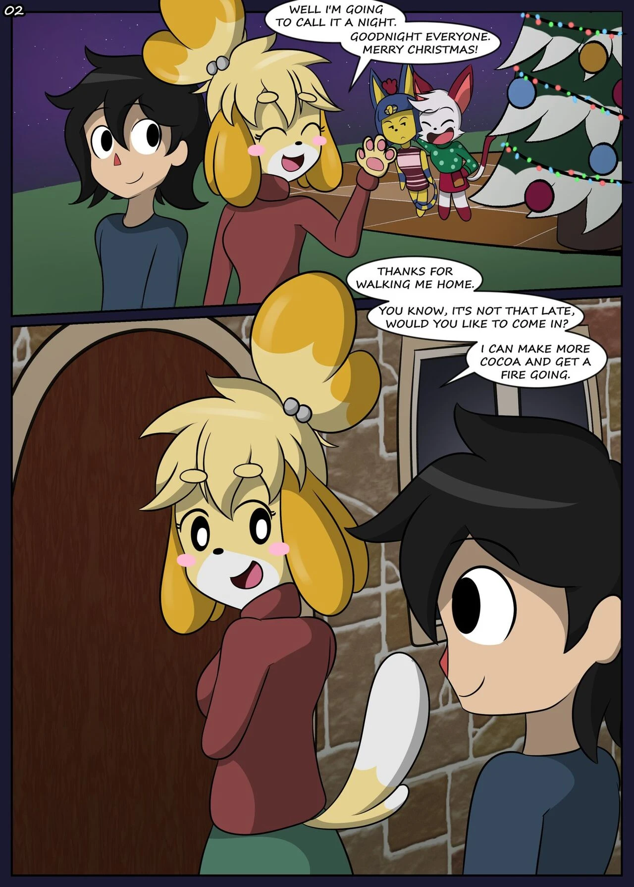 Unwrapping Isabel porn comic picture 3