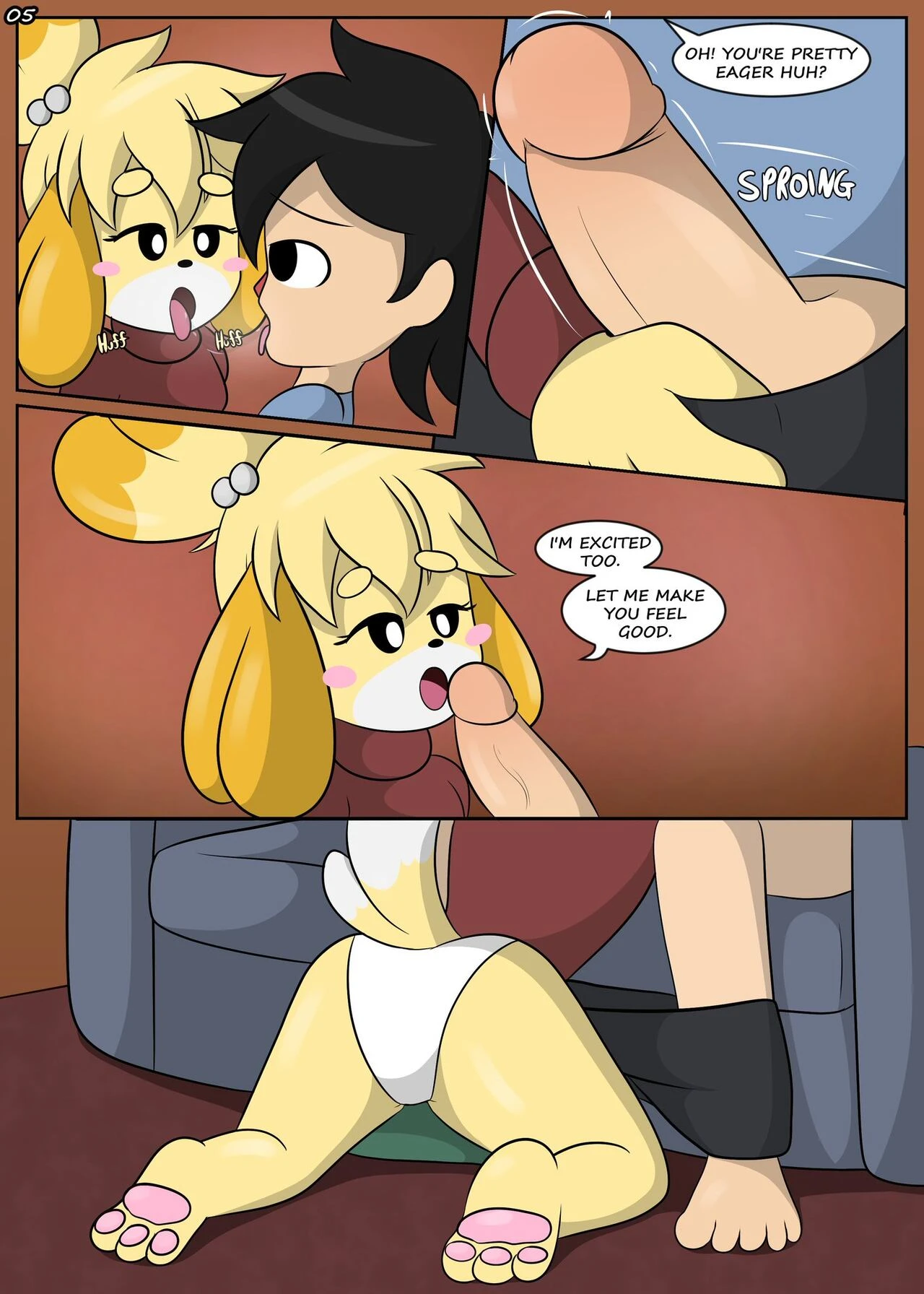 Unwrapping Isabel porn comic picture 6