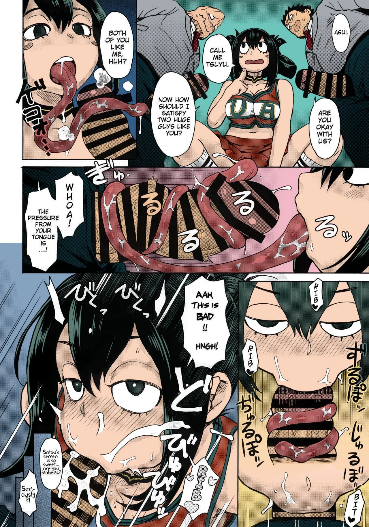 Uraraka’s Prostitution (Color) porn comic picture 11