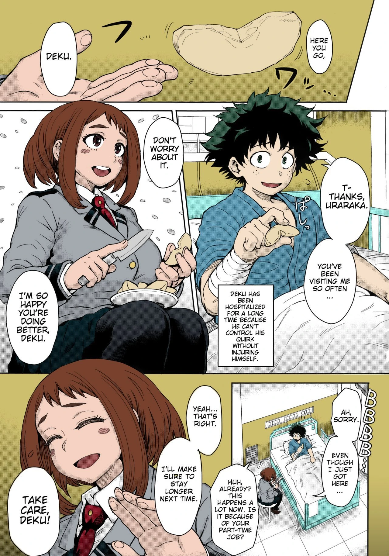 Uraraka’s Prostitution (Color) porn comic picture 2