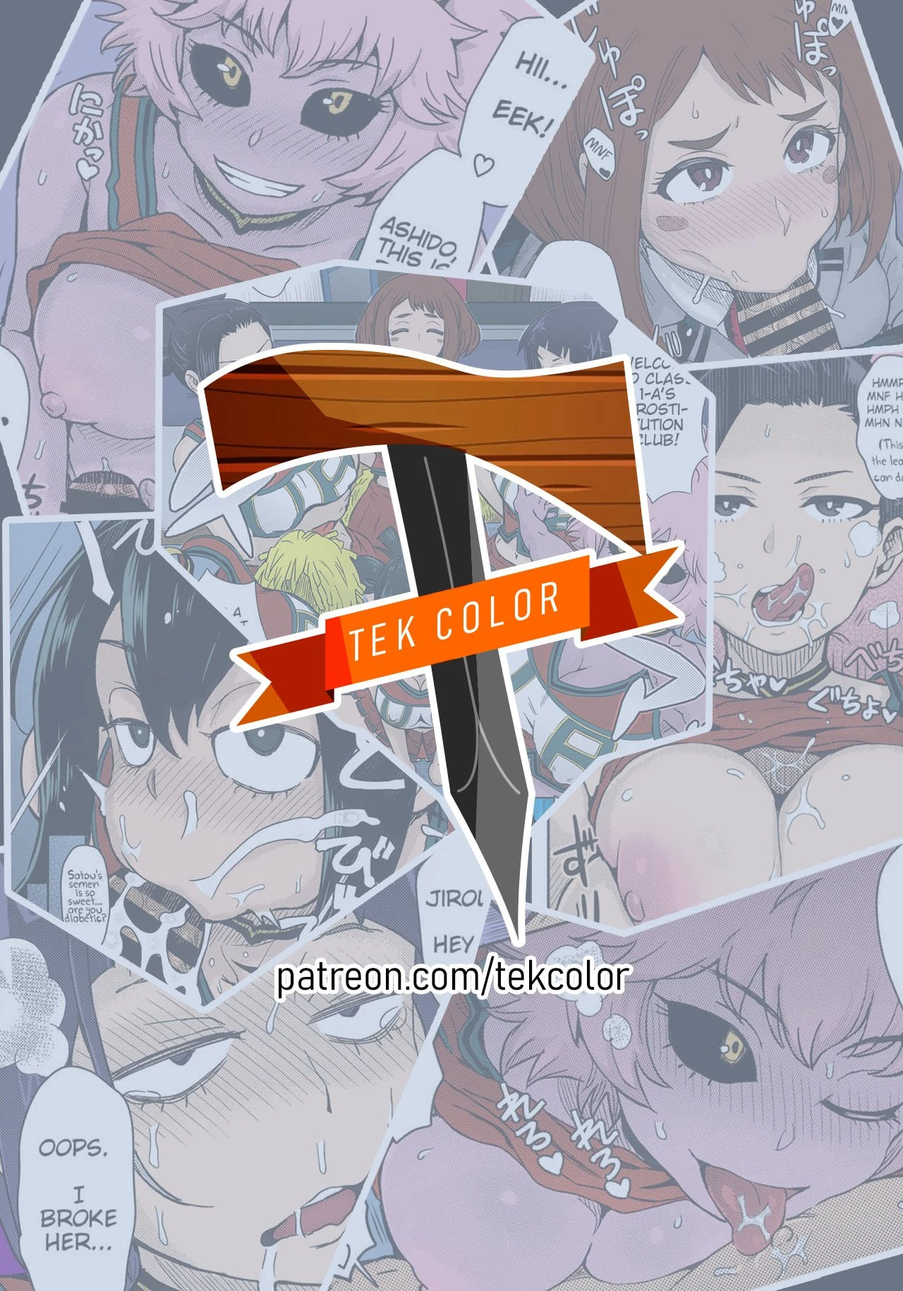 Uraraka’s Prostitution (Color) porn comic picture 27