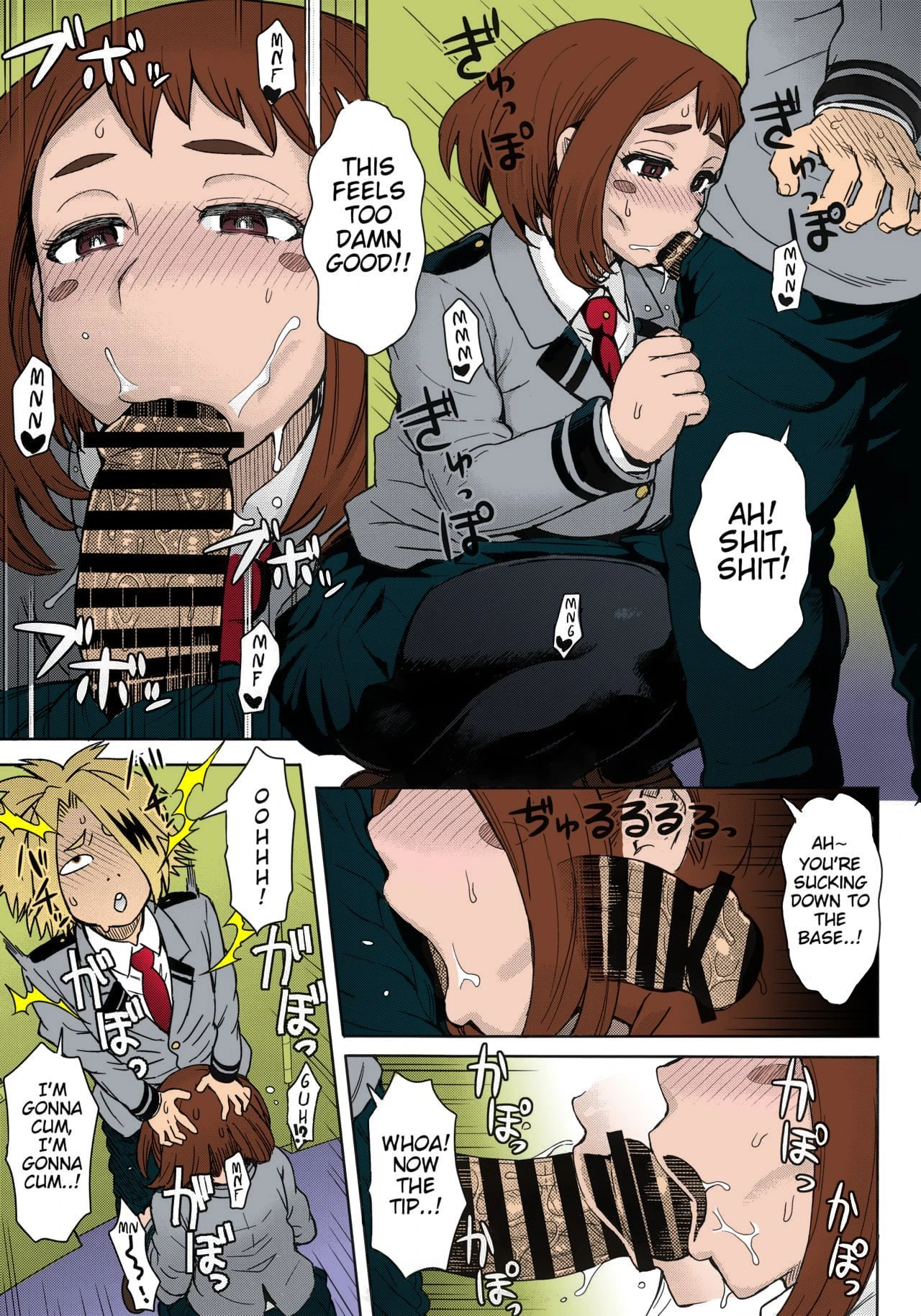 Uraraka’s Prostitution (Color) porn comic picture 4
