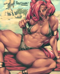 URBOSA BIKINI SET porn comic picture 1