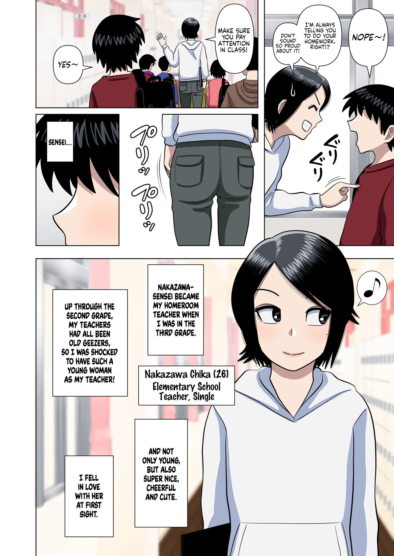 Using Abilities like Hypnosis, Invisibility & Time Stop on my Elementary School Homeroom Teacher porn comic picture 3