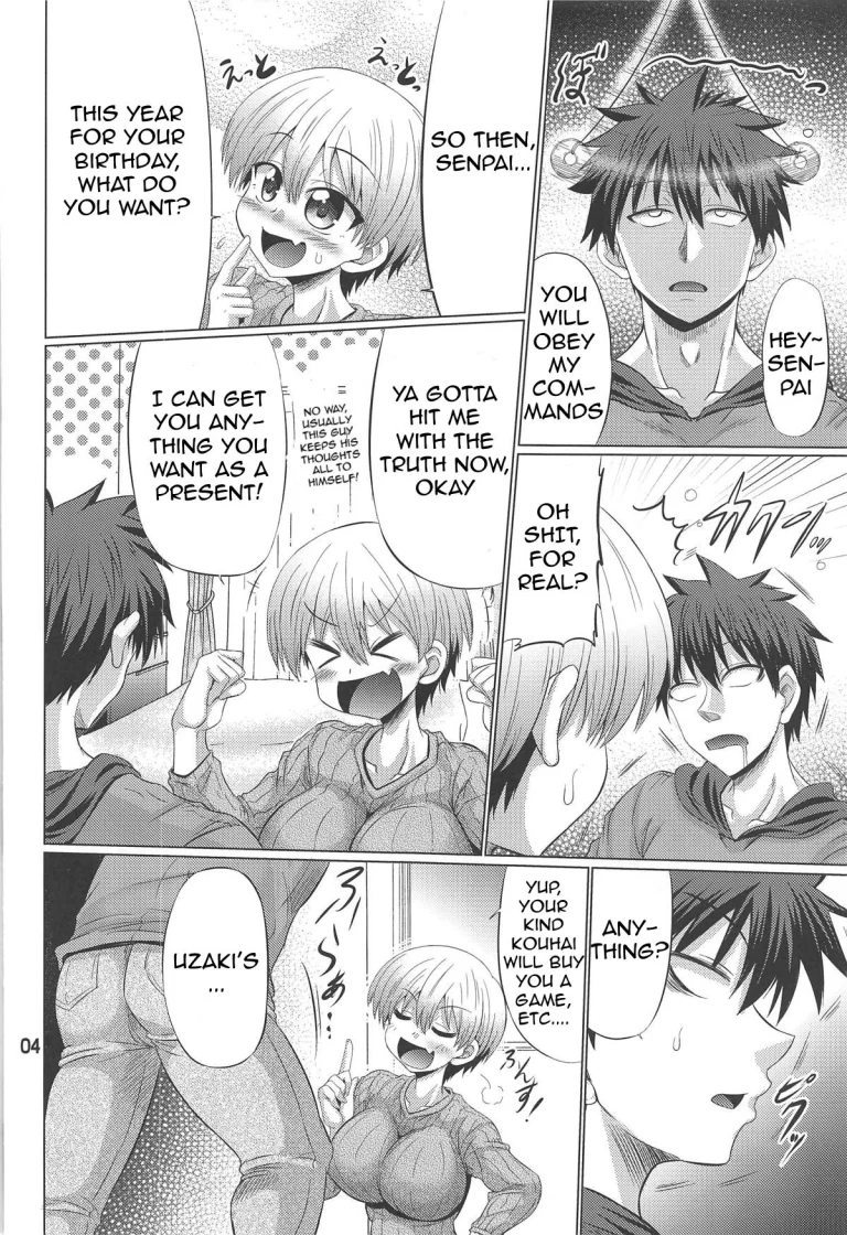 Uzaki-Chan Wants To Fool Around!| Uzaki-chan wa Sukebe Shitai porn comic picture 3