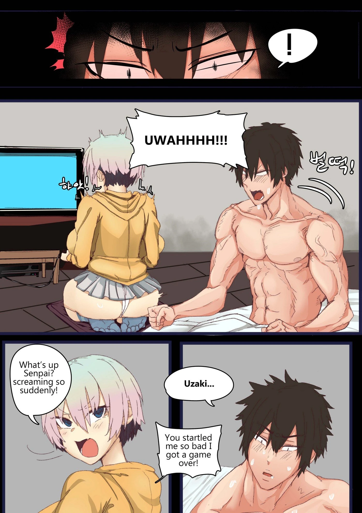 Uzaki-chan's prank on sleeping Senpai | Uzaki-chan wa Itazurai! porn comic picture 18