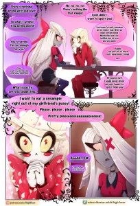 Vaggie gets what Charlie needs ( porn comic picture 1
