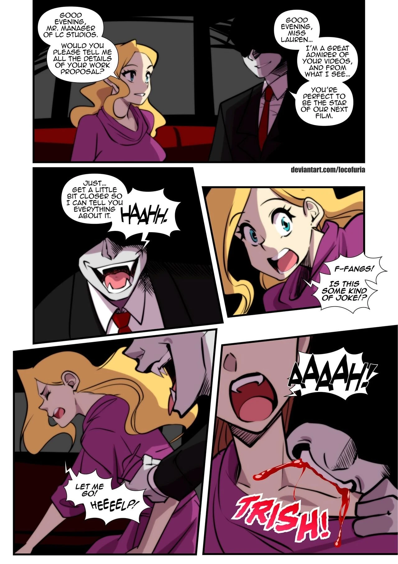 VAMPED ON CAM porn comic picture 8