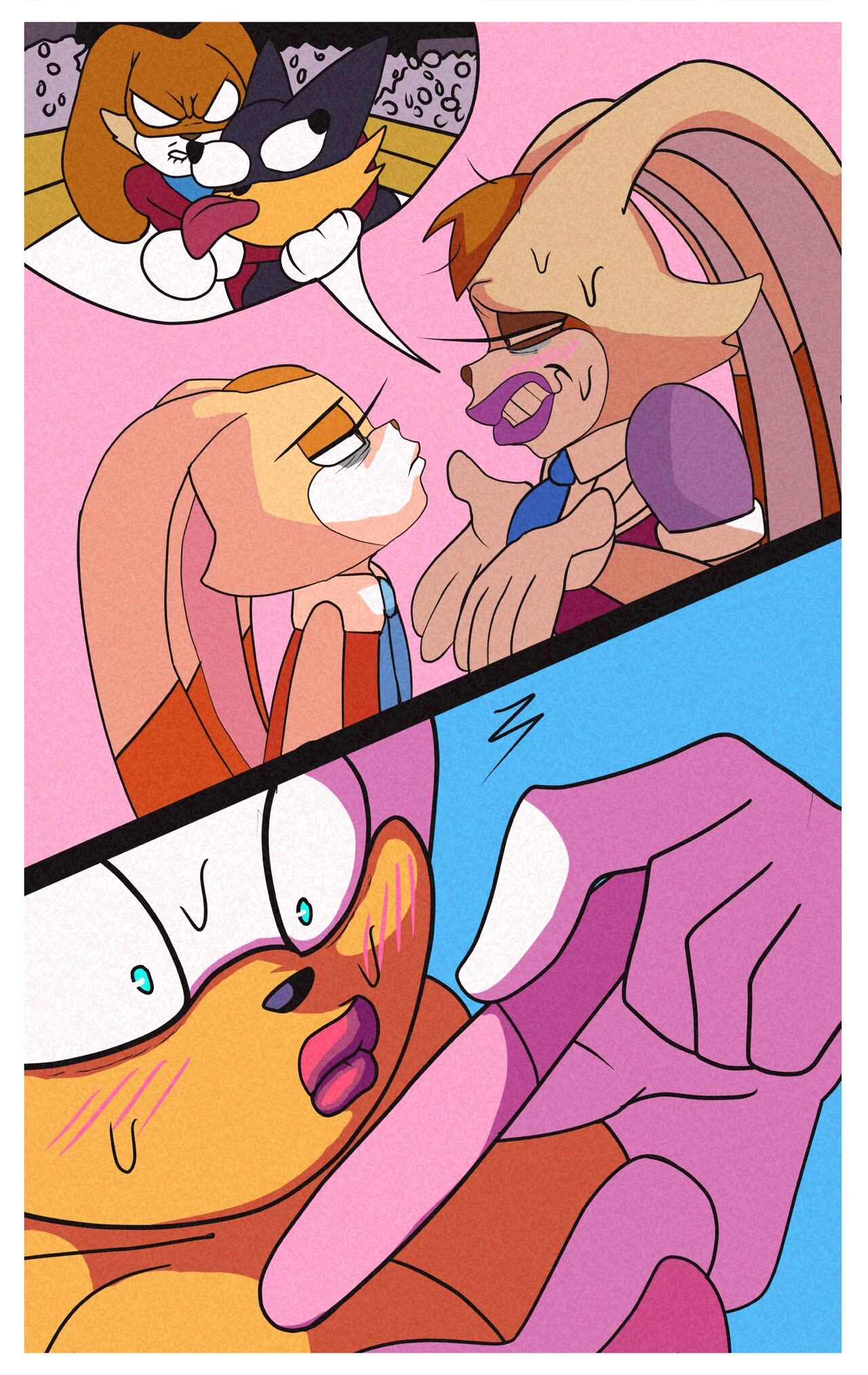 Vanilla x Rouge porn comic picture 14