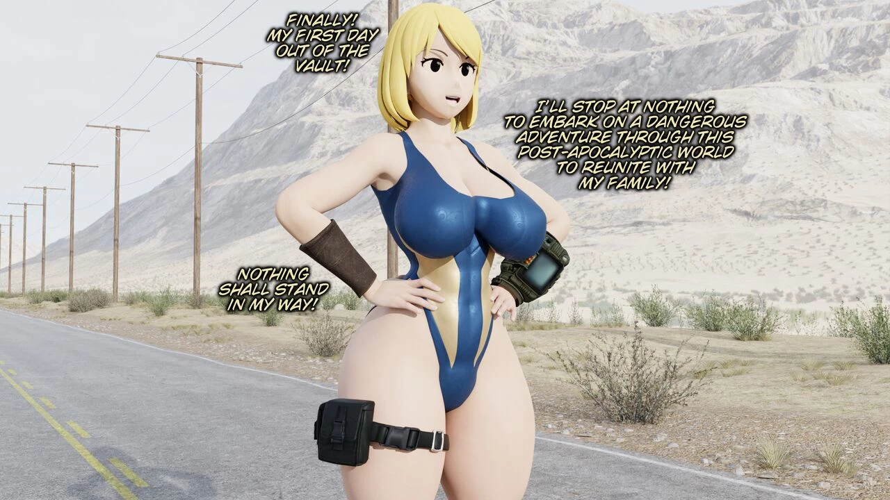 Vault Girl porn comic picture 1