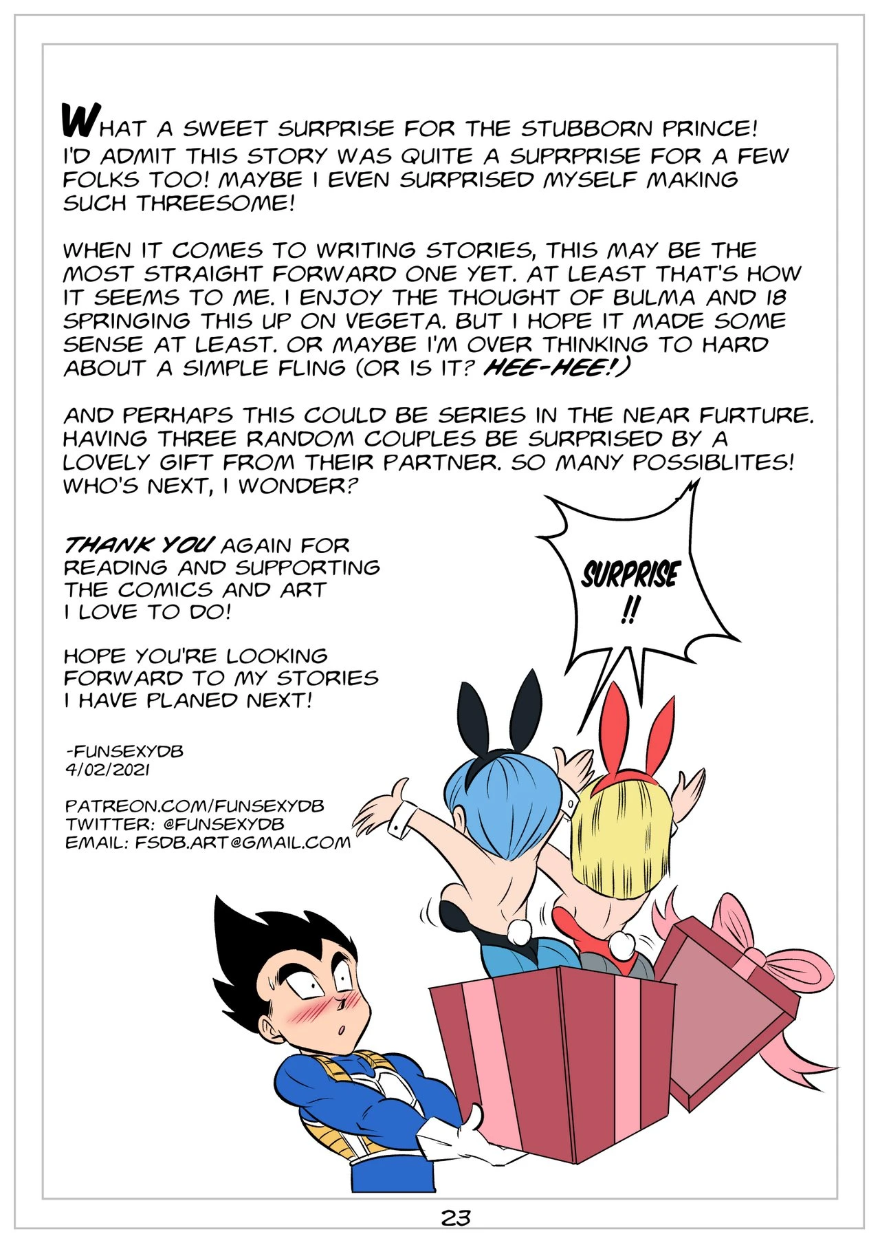 Vegeta's Gift porn comic picture 23