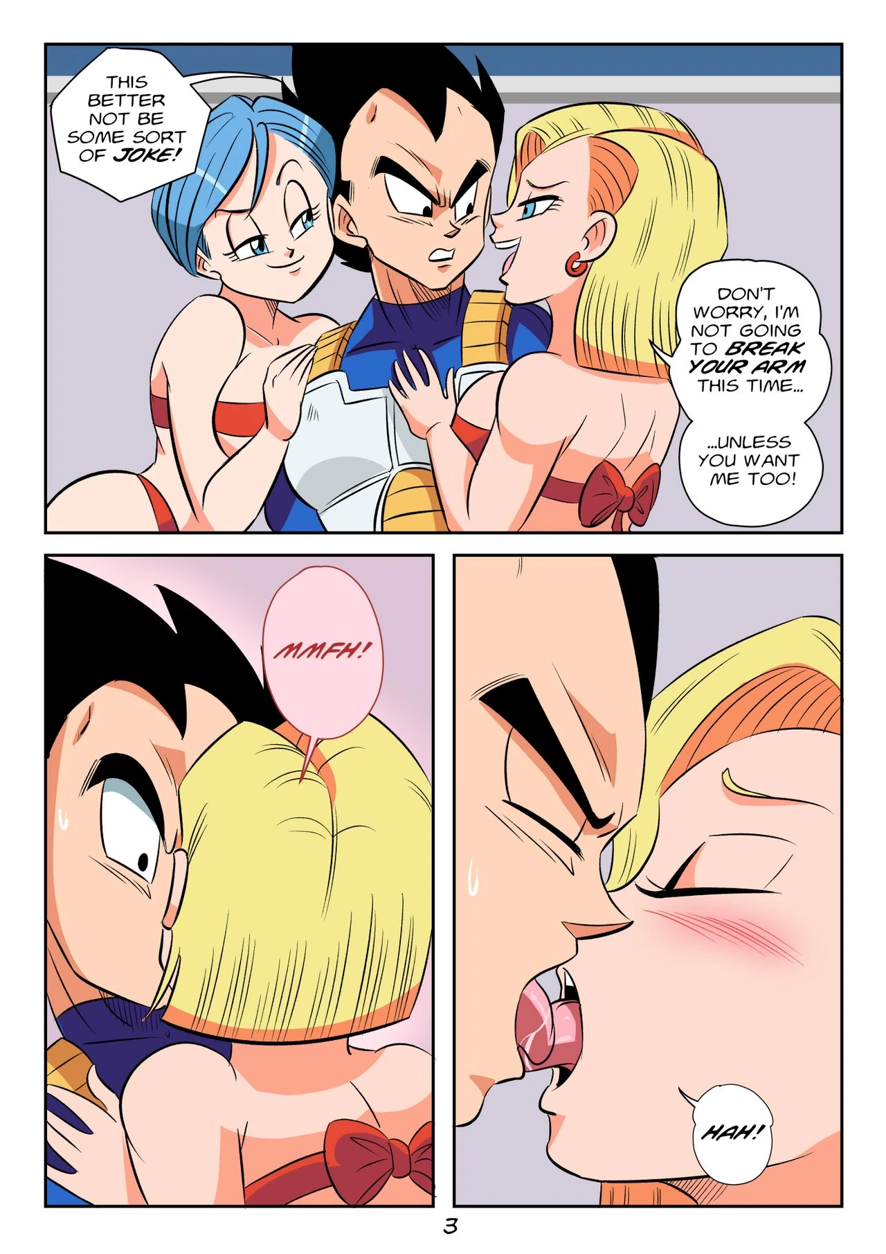 Vegeta's Gift porn comic picture 3