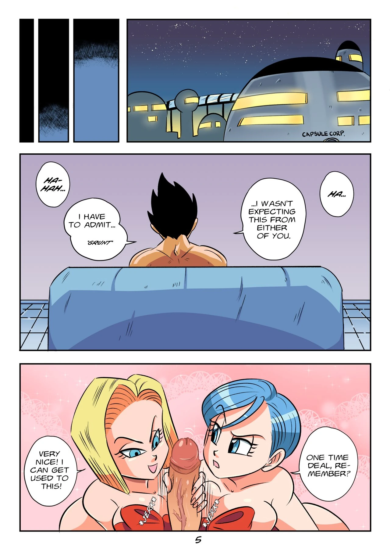 Vegeta's Gift porn comic picture 5