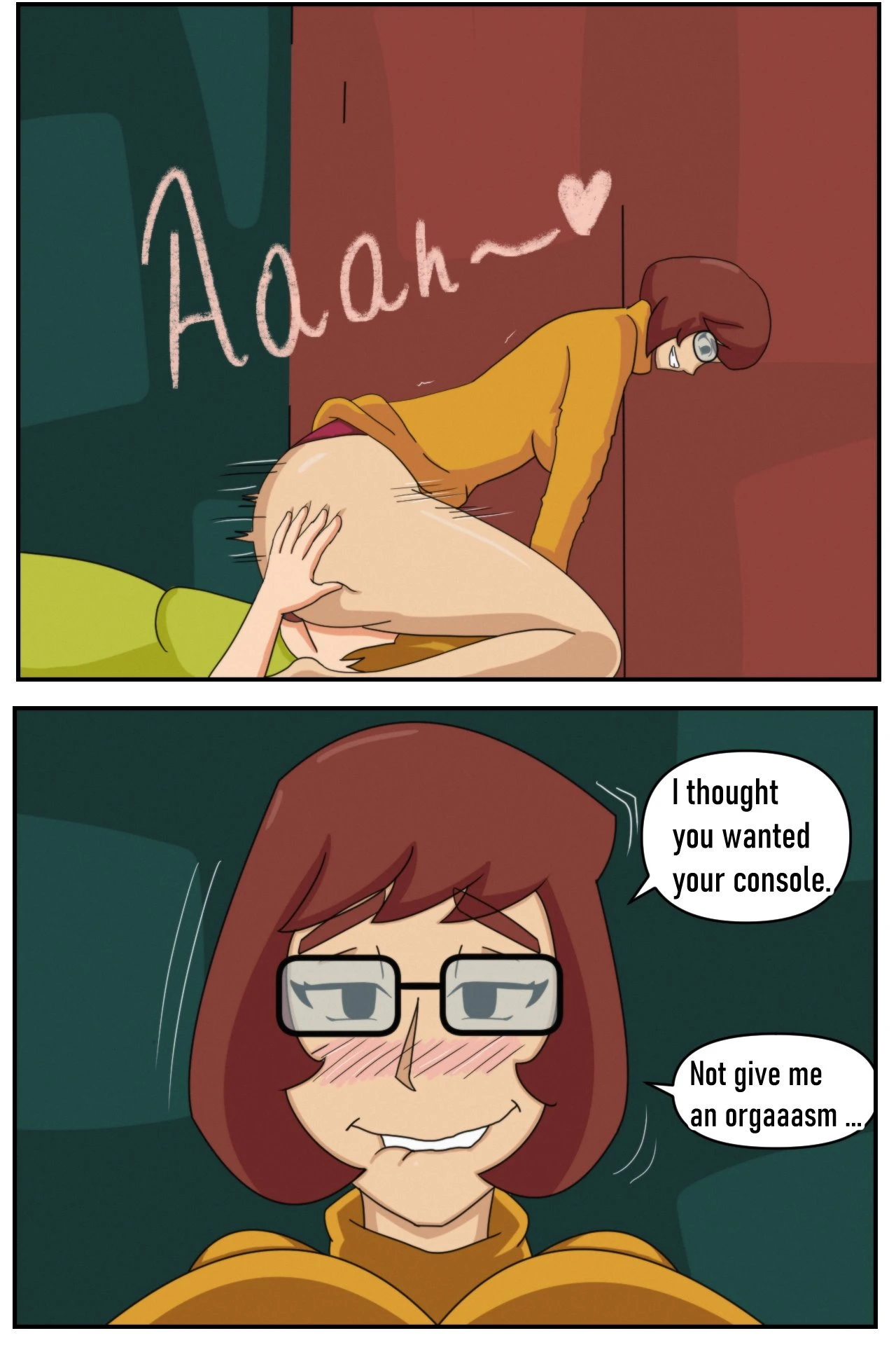 Velma and the mystery of the lost console porn comic picture 6