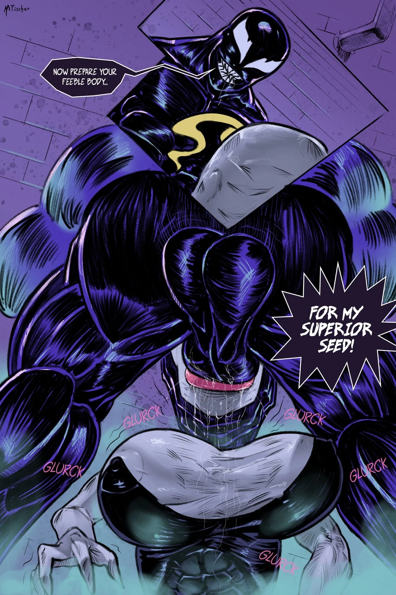 Venom's Kiss - Spider-Gwen vs Venom porn comic picture 20