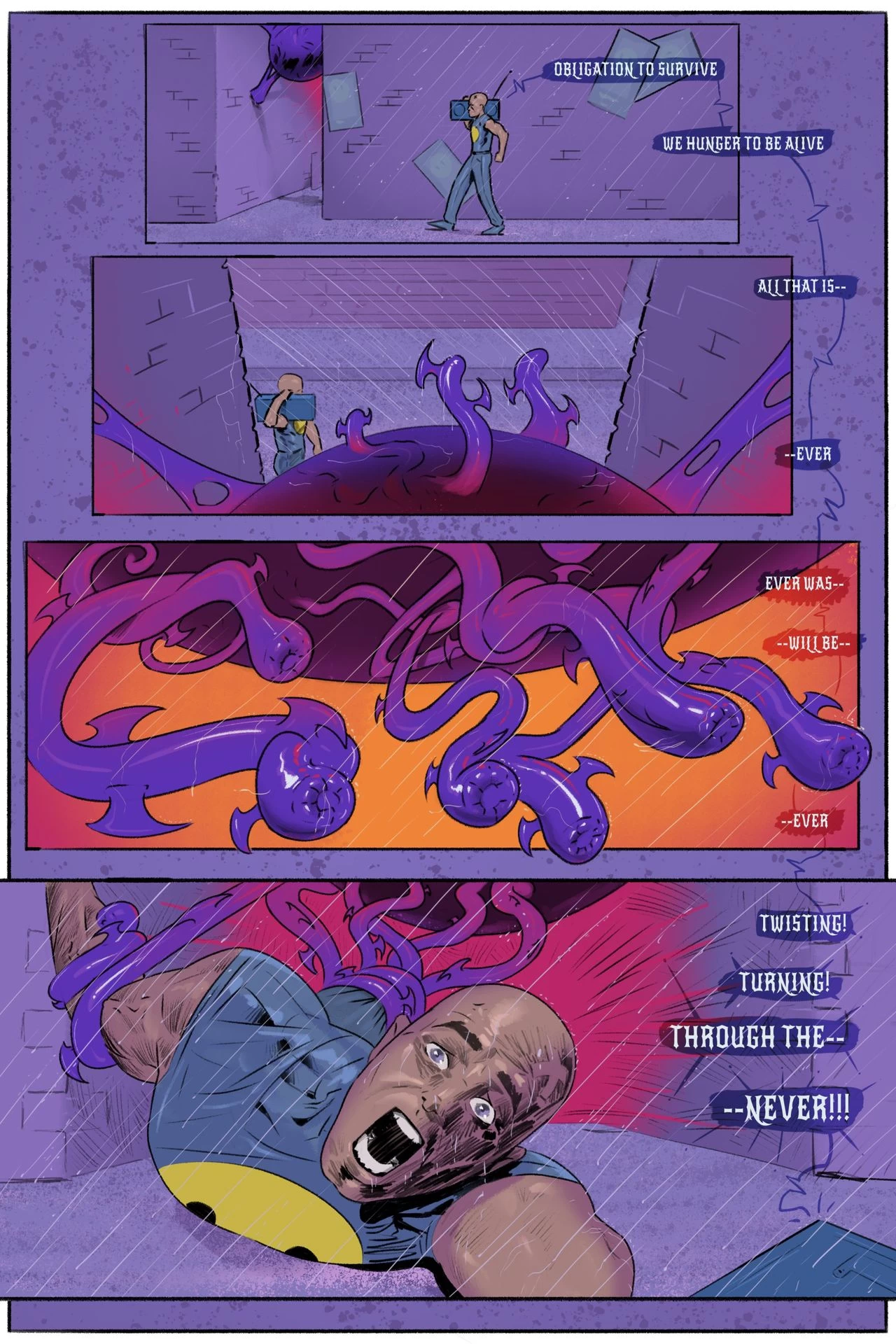 Venom's Kiss - Spider-Gwen vs Venom porn comic picture 32