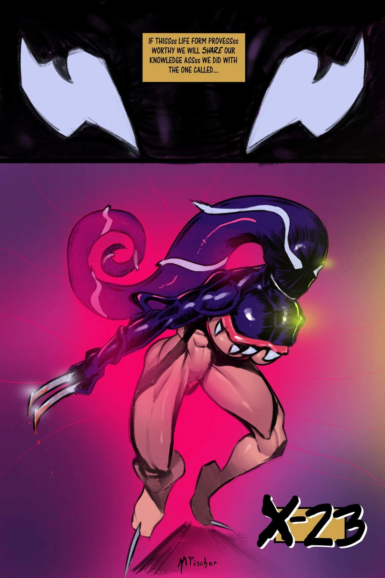 Venom's Kiss - Spider-Gwen vs Venom porn comic picture 9