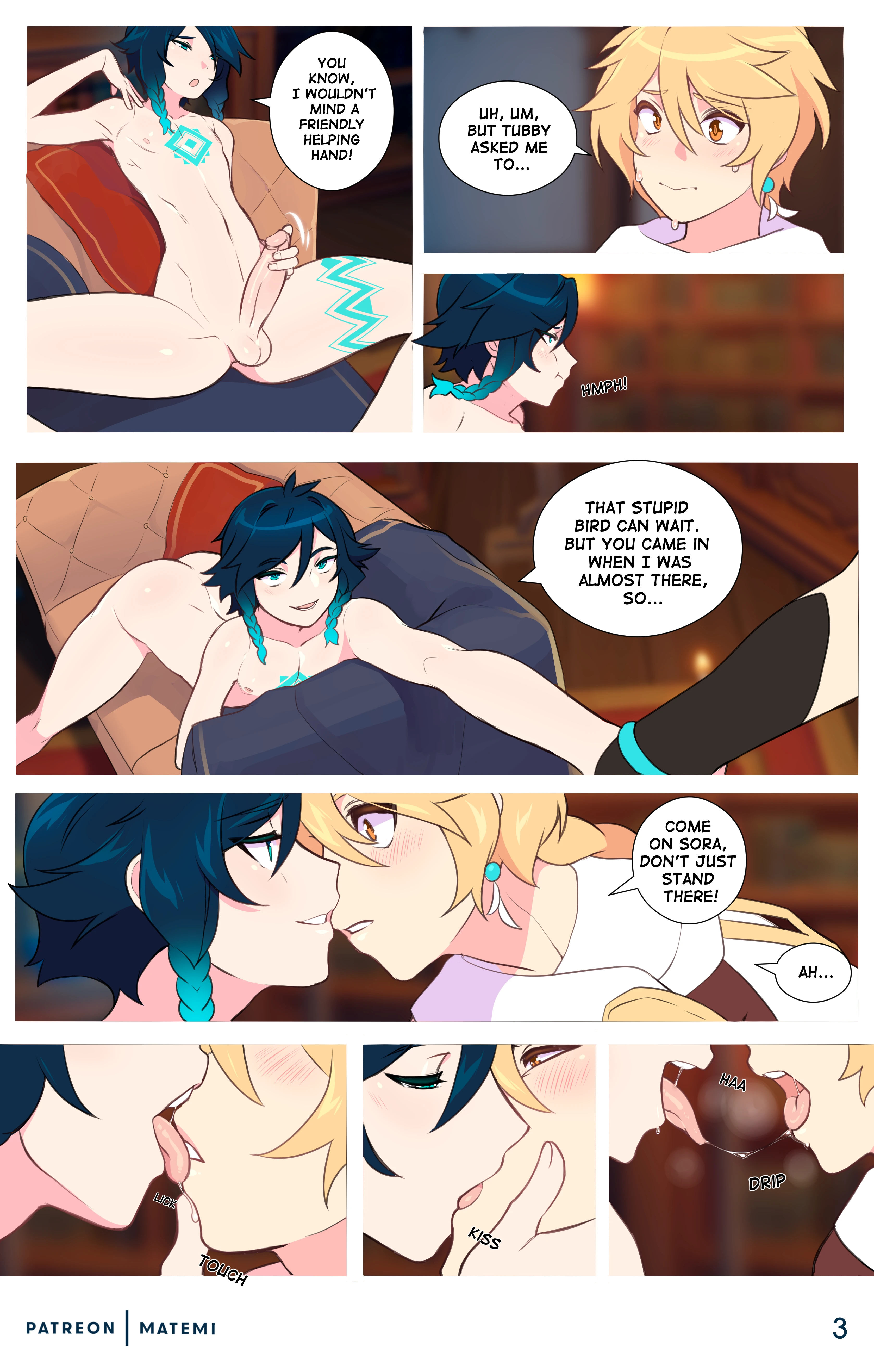 Venti X Aether porn comic picture 3