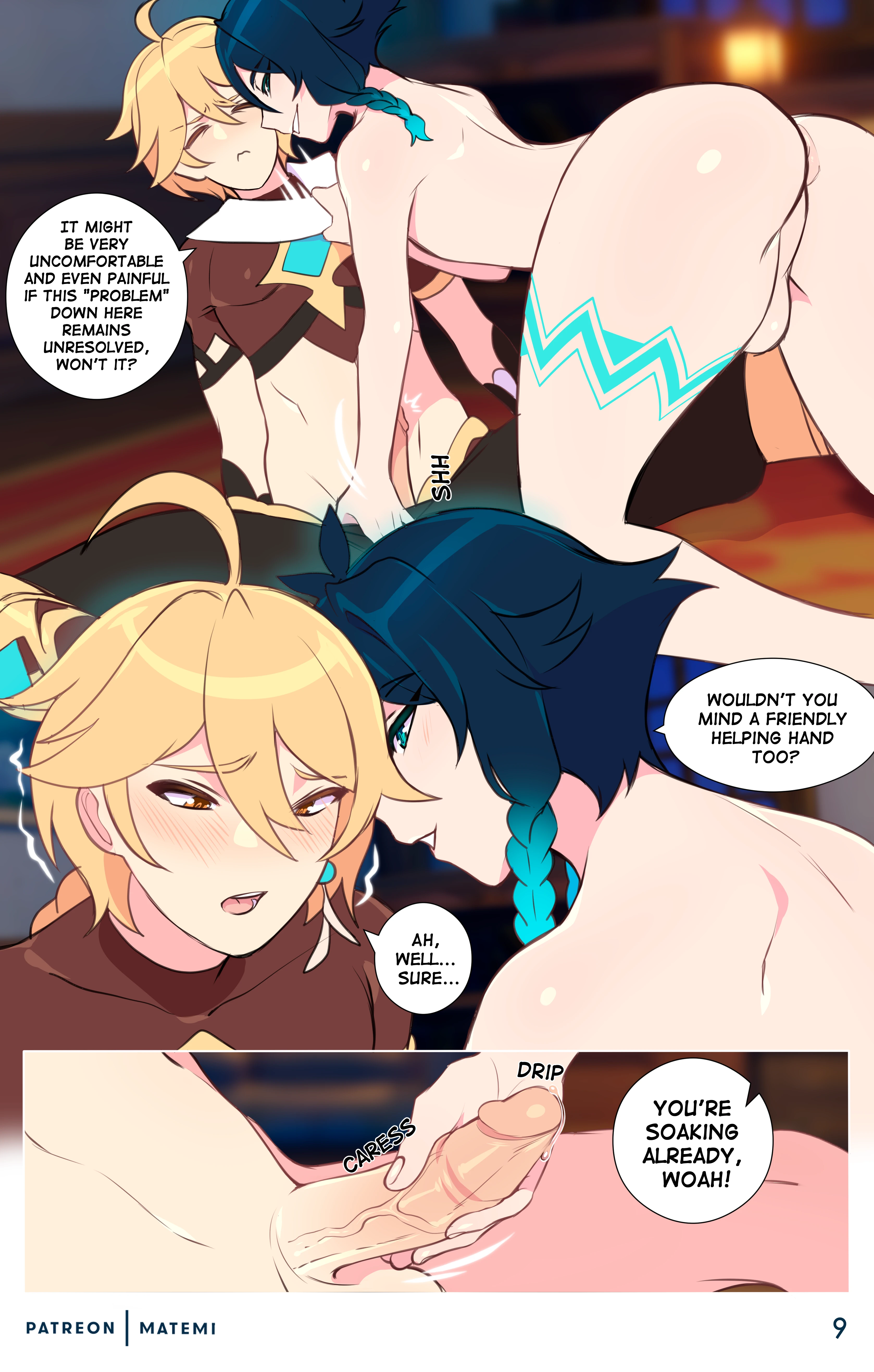 Venti X Aether porn comic picture 9