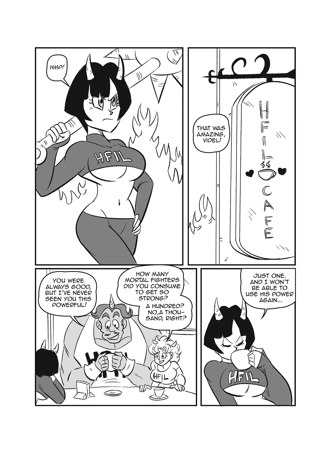Videl from HFIL 2 porn comic picture 3