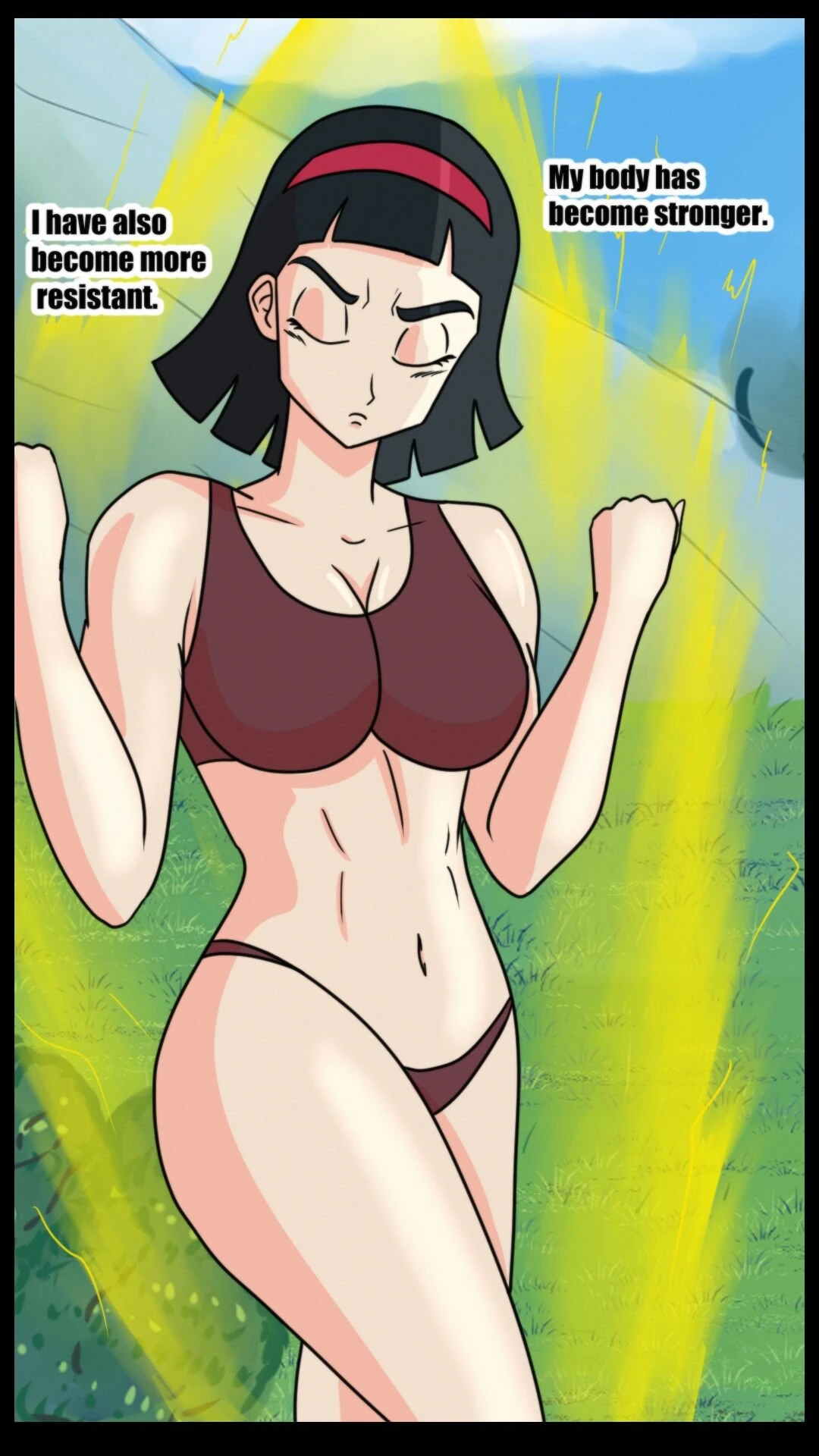 Videl Training porn comic picture 5