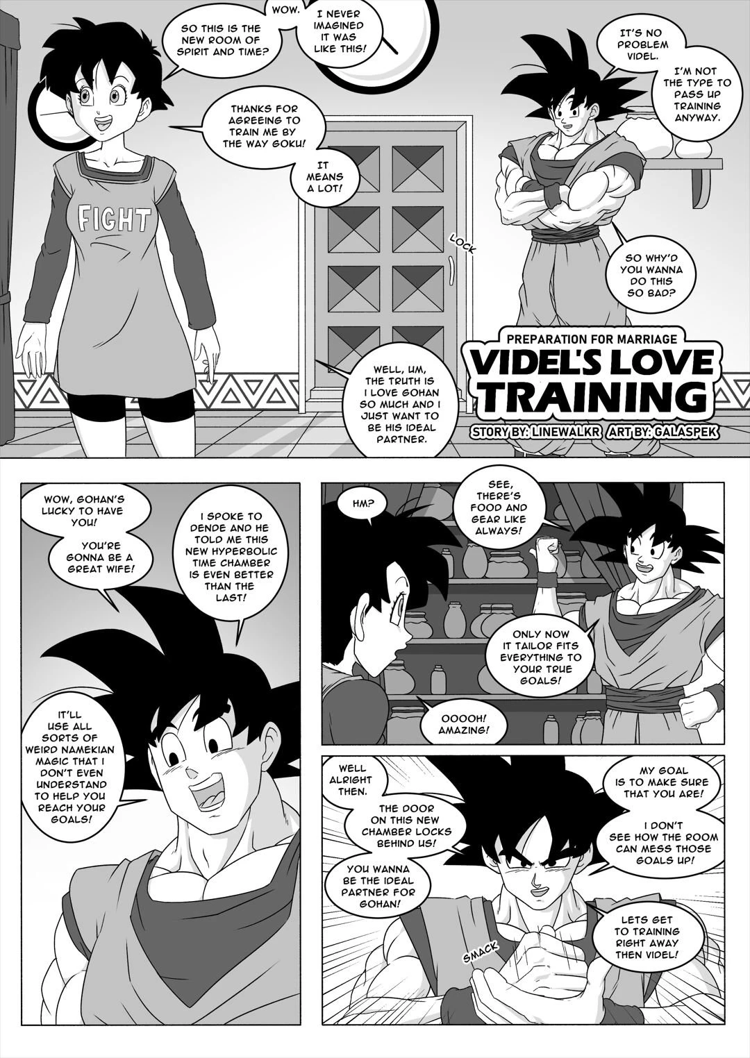 Videl's Love Training porn comic picture 2