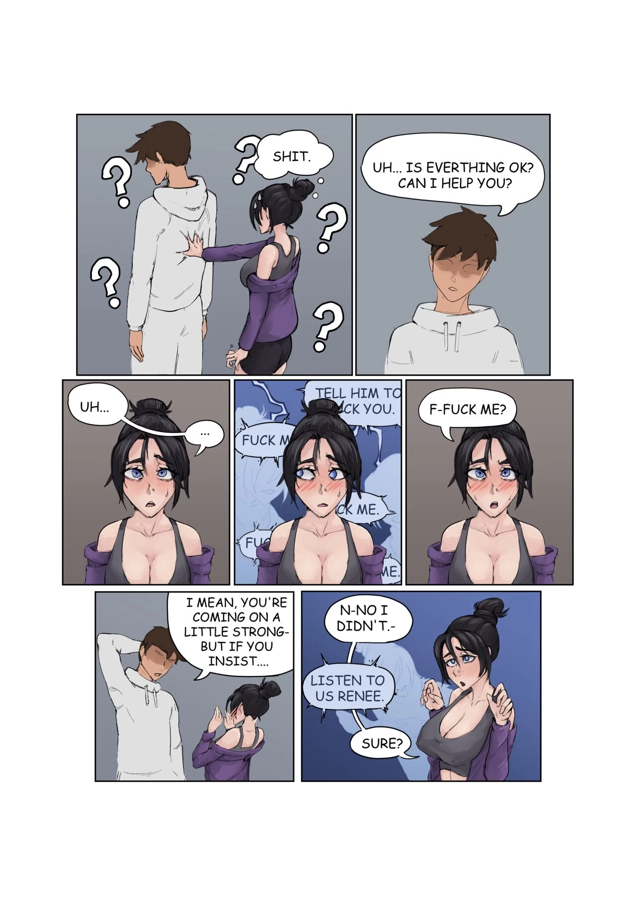 Voices porn comic picture 6