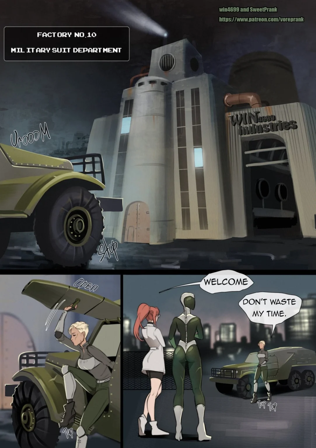 Vorepunk combat drone porn comic picture 1
