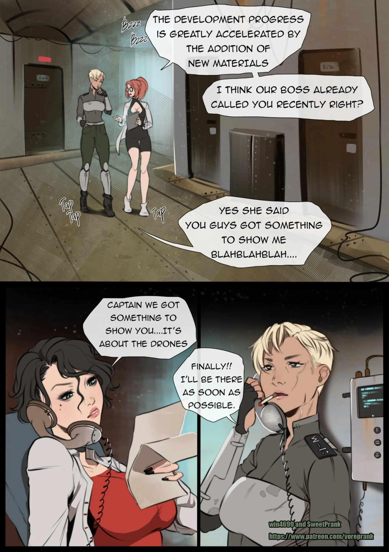 Vorepunk combat drone porn comic picture 2