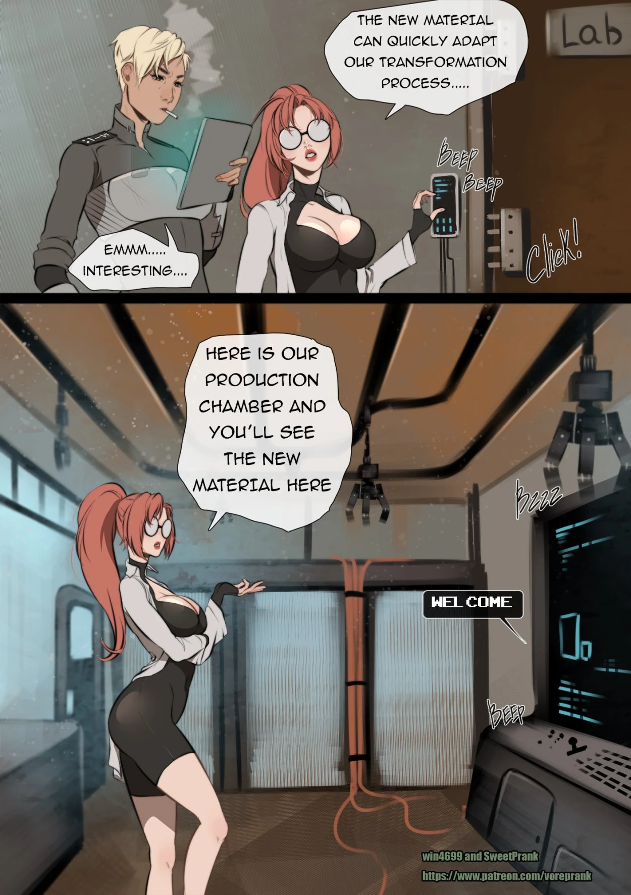Vorepunk combat drone porn comic picture 3