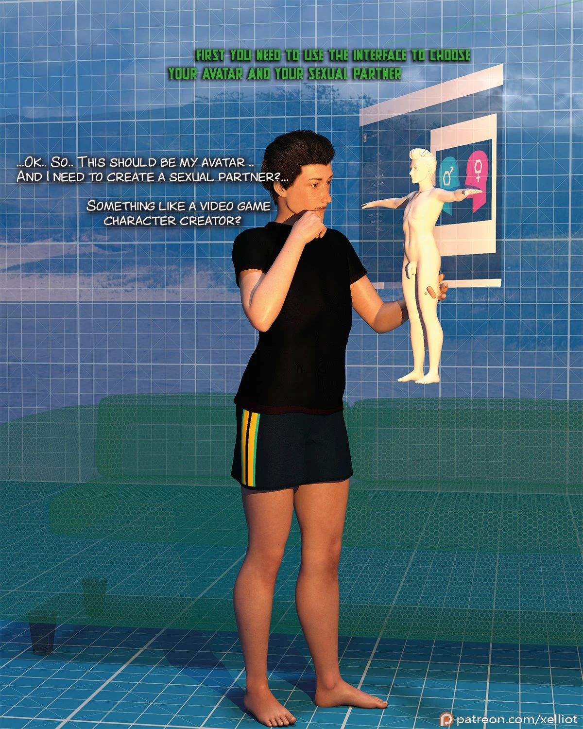 VR Beta testing porn comic picture 16