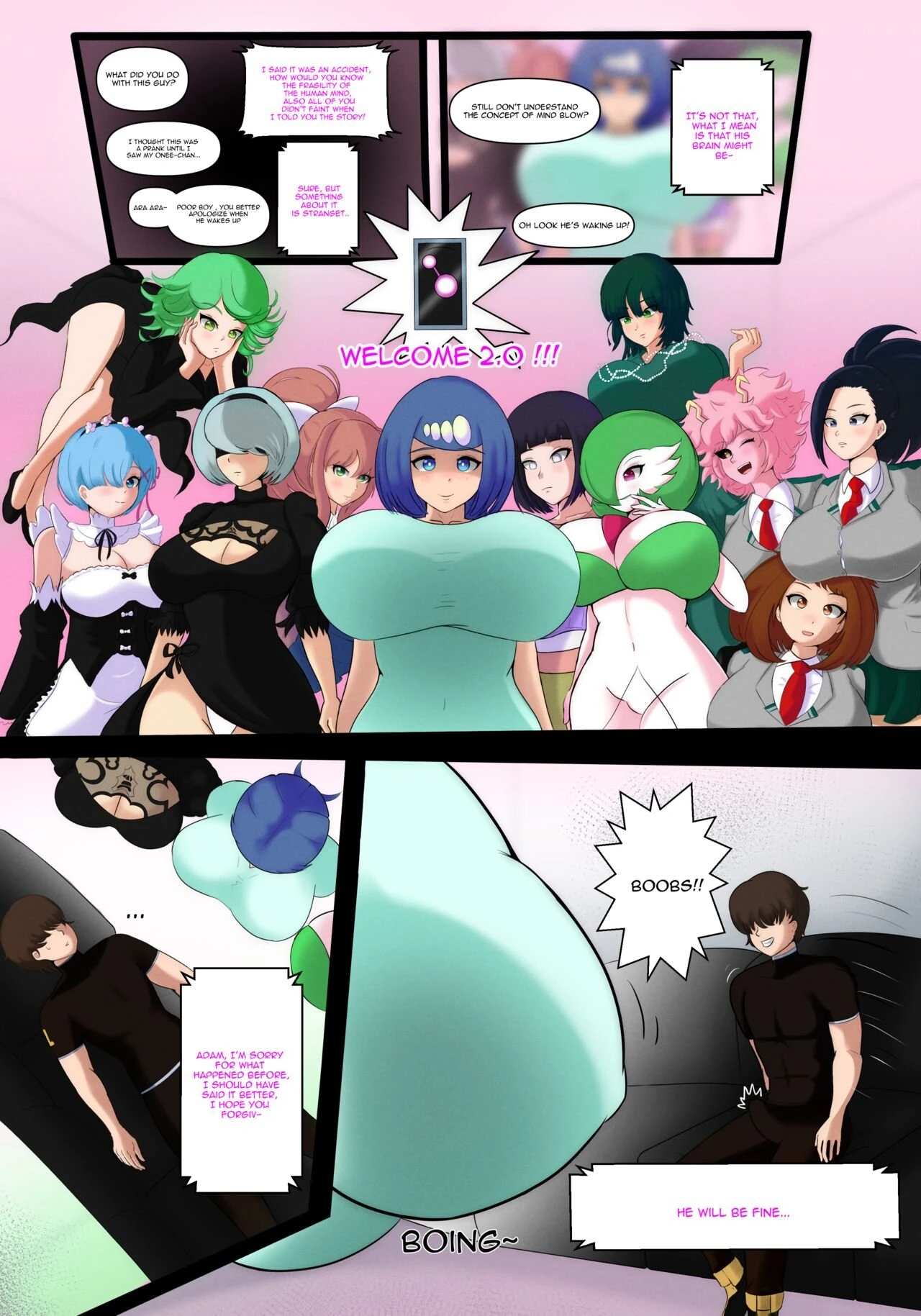 Waifu Mission : Repopulate the new Earth porn comic picture 5