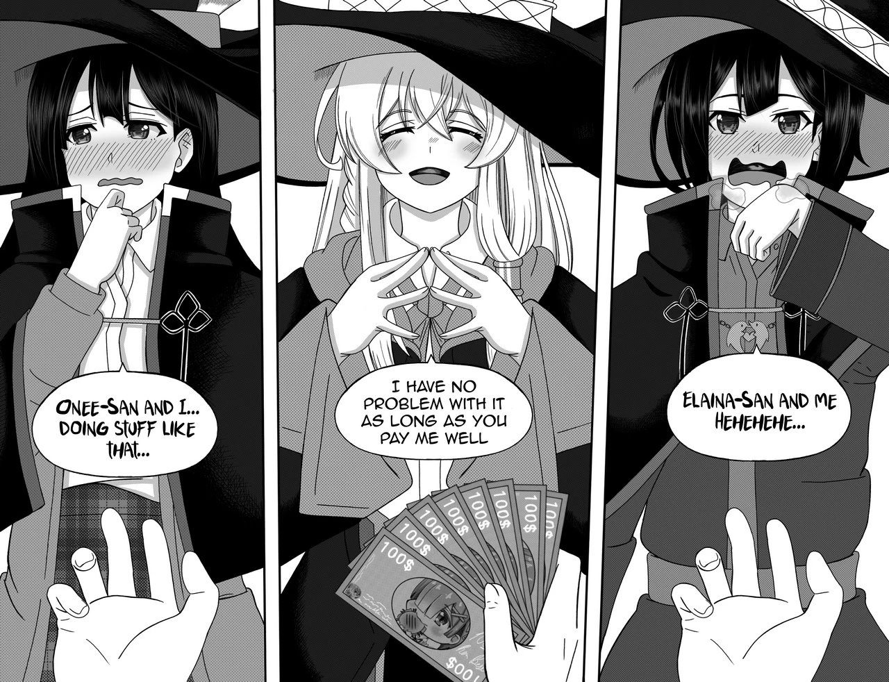 Wandering Witch The Journey of Elaina: Elena Needs Money porn comic picture 17