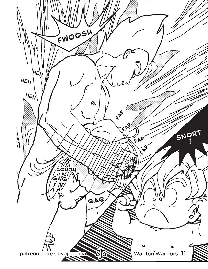 Wanton Warriors #1 - Goku, #18 & Vegeta porn comic picture 12
