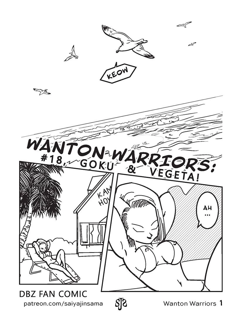 Wanton Warriors #1 - Goku, #18 & Vegeta porn comic picture 2