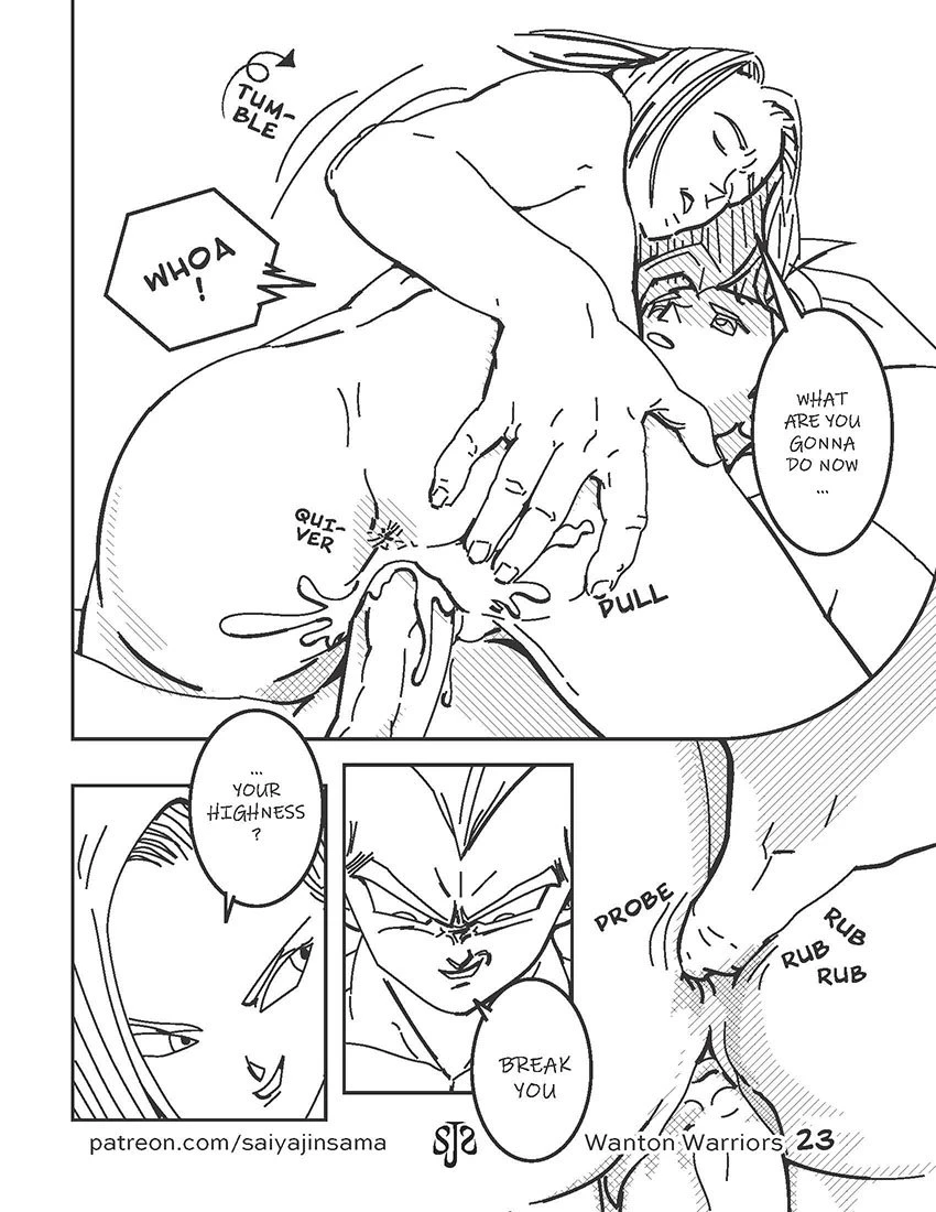 Wanton Warriors #1 - Goku, #18 & Vegeta porn comic picture 24