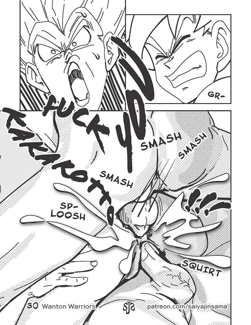 Wanton Warriors #1 - Goku, #18 & Vegeta porn comic picture 31
