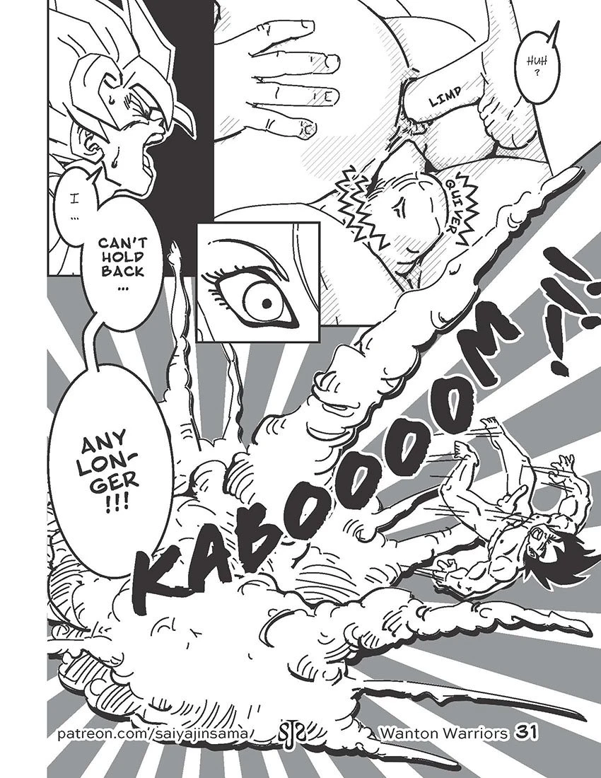 Wanton Warriors #1 - Goku, #18 & Vegeta porn comic picture 32