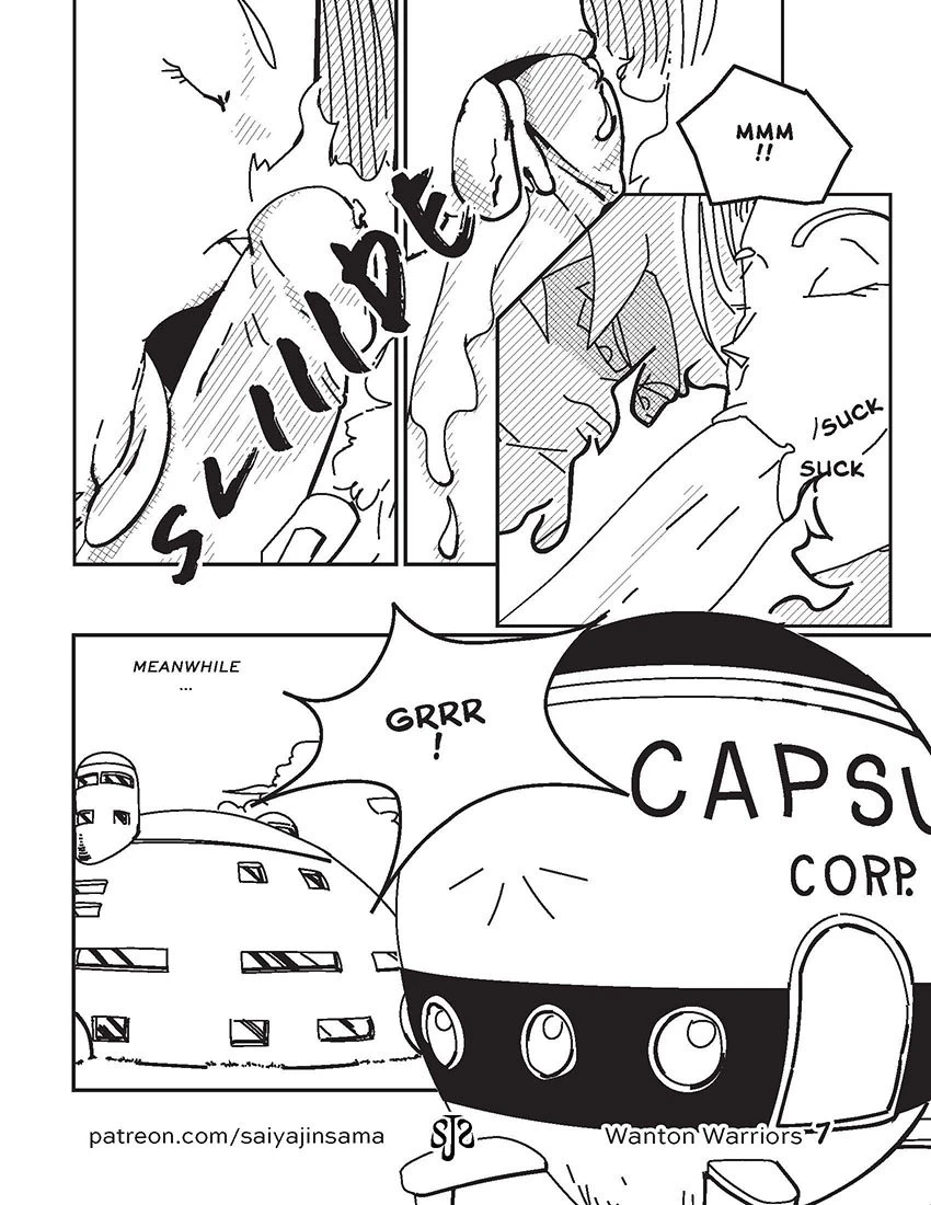 Wanton Warriors #1 - Goku, #18 & Vegeta porn comic picture 8