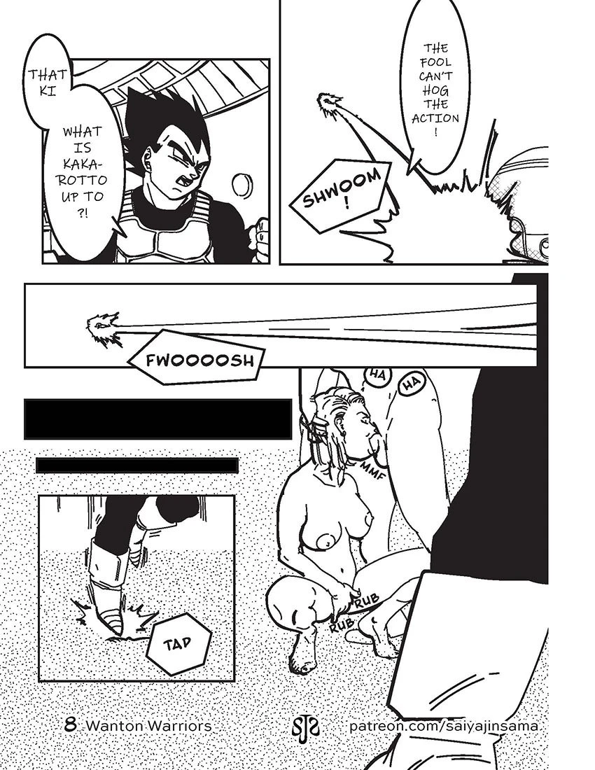Wanton Warriors #1 - Goku, #18 & Vegeta porn comic picture 9