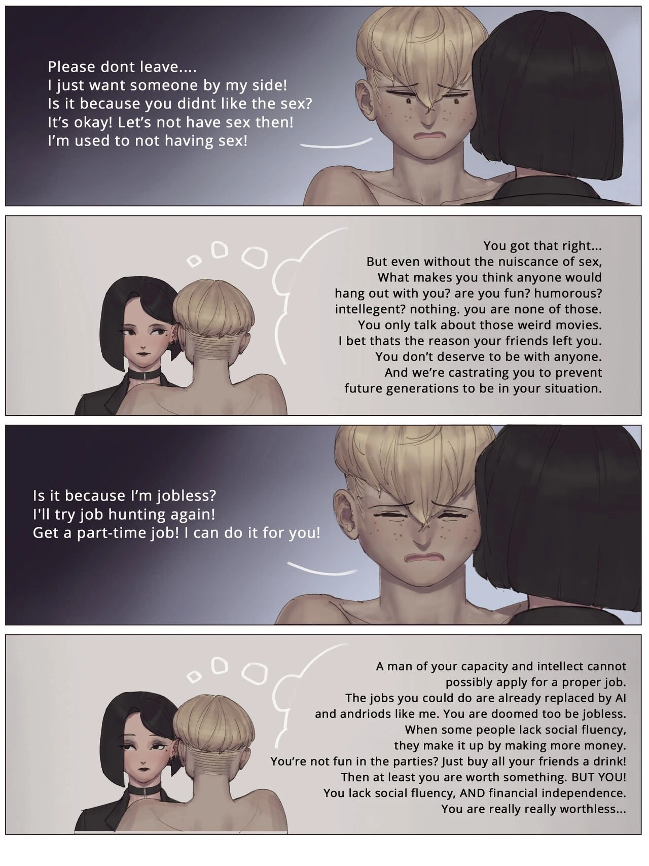 We Live in a Society Where State-Mandated Goth GFs Exist porn comic picture 21